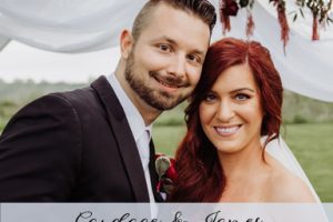 Spring Wedding Candace & James: Burgundy in Washington, Michigan
