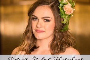 Styled Wedding Photoshoot: Champagne in the Fisher Building in Detroit, Michigan